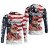Maxcorners Make Fishing Great Again Patriotic Fishing Shirt, American Flag Fishing Shirt, Fishing Shirts For Men