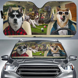 Maxcorners Billiards Funny Dog Sun Shade