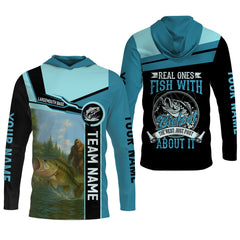 Maxcorners Bigfoot Fishing, Largemouth Bass Fishing, Team Fishing Shirt, SPF Shirt, Presents For Fishermen