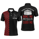 Maxcorners Bowling Today's Forecast Customized Name 3D Shirt