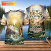 Maxcorners Fishing in My Veins, Faith in My Heart - Christian Fishing Shirt, Fishing UPF Shirts