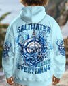 Maxcorners Saltwater Heals Everything Compass Waves Ocean All Over Print LM1501