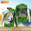 Maxcorners Personalized I Love It When She Bends Over UPF Fishing Shirt, Custom Name