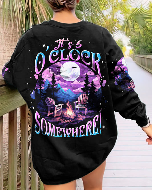 Maxcorners It's 5 O'clock Somewhere Mountain All Over Print -Tlnt1809231 LM2101