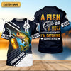 Maxcorners A Fish Or A Buzz I'm Catching Something Funny Fishing Shirt, Fishing And Beer SPF Shirt For Men