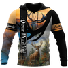 Max Corner Huntaholic 4 Deer Hunting 3D All Over Printed Shirts Gift For Hunter