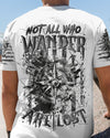 Maxcorners Not All Who Wander Are Lost Compass All Over Print LM2101