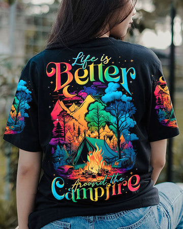 Maxcorners Life Is Better Around The Campfire Colorful All Over Print LM2101