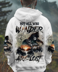 Maxcorners Not All Who Wander Are Lost Bigfoot Compass All Over Print LM2101