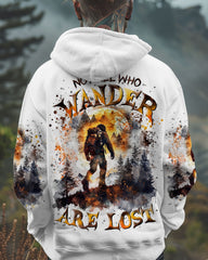 Maxcorners Not All Who Wander Are Lost Bigfoot Compass All Over Print LM2101