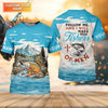 Maxcorners Follow Me And I Will Make You Fishers, Custom Name Fishing Shirt, Fishing UPF Shirts, Funny Fishing Shirt