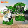 Maxcorners Personalized I Love It When She Bends Over UPF Fishing Shirt, Custom Name