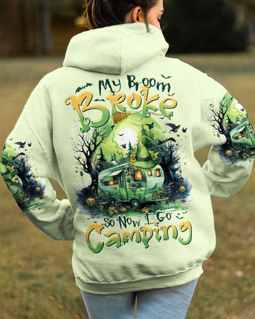 Maxcorners My Broom Broke So Now Halloween Camping All Over Print LM2101