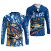 Maxcorners Catch The Wave Hook The Tuna SPF Shirts, Fishing Shirts For Men, Fisherman Gift