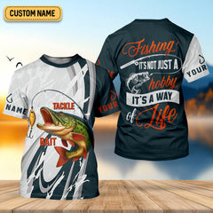 Maxcorners Tackle Bait Fishing UPF Shirts, Men's Fishing Shirts Long Sleeve, Presents For Fishermen, Men's Fishing Shirt