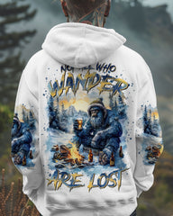 Maxcorners Not All Who Wander Are Lost Bigfoot All Over Print LM2101