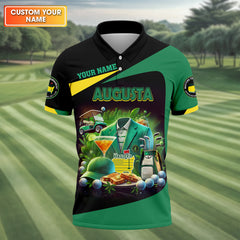Maxcorners Custom Augusta Golf Master Men's Golf Polo Shirt, Mens Golf Gift, Mens Golf Shirt