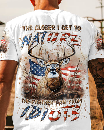 Maxcorners The Closer I Get To Nature Deer Hunting All Over Print LM2101