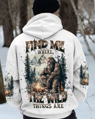 Maxcorners Find Me Where The Wild Things Are Bigfoot All Over Print LM1601