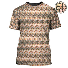 Maxcorners Funny Golf Shirt,  Boob Pattern Golf Polos for Men, Crazy Golf Shirts