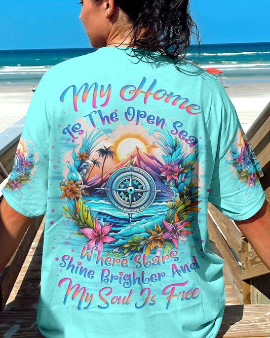 Maxcorners My Home Is The Open Sea Compass All Over Print LM2101