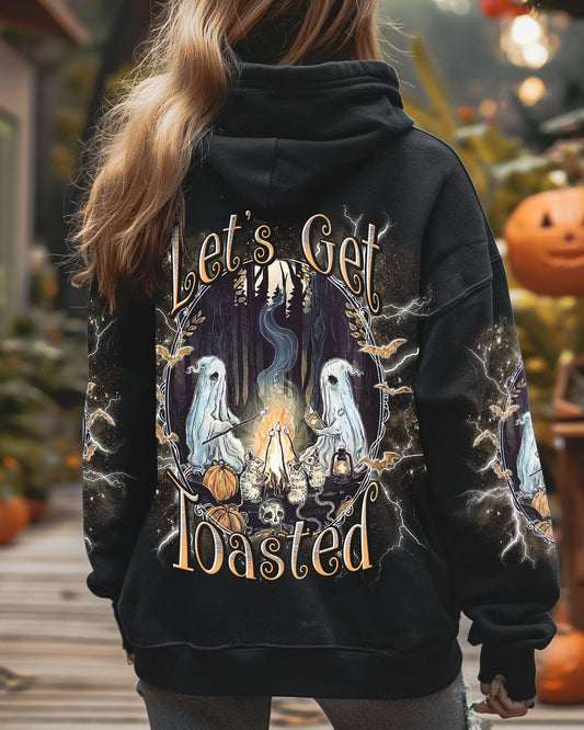 Maxcorners Let's Get Toasted Boos Halloween All Over Print LM2101