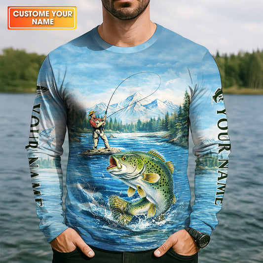 Maxcorners Sometimes It's Fish, Sometimes It's a Buzz Fishing Shirt, Fishing UPF Shirts, Funny Fishing Shirt