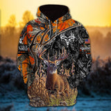 Maxcorners Custom Name New Unique Premium Deer Hunting 3D All Over Printed Clothes