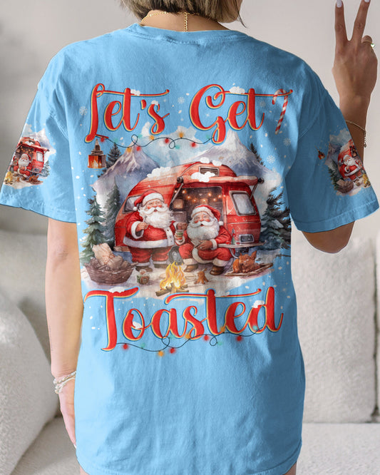 Maxcorners Let's Get Toasted Christmas All Over Print LM2101