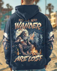 Maxcorners Not All Who Wander Are Lost Bigfoot Compass All Over Print LM1601