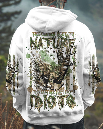 Maxcorners The Closer I Get To Nature Deer Hunting All Over Print LM2101