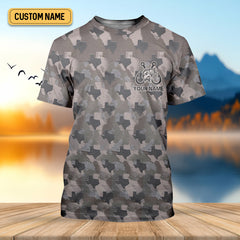 Maxcorners Texas Camo Fishing UPF Shirts, Performance Fishing Shirts, Fishing Gifts For Men, Men's Fishing Shirt