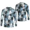 Maxcorners Bigfoot Blue Camo Fishing SPF Shirts, Bassquatch Fishing Shirts, Fishing Shirts For Men, Funny Fisherman Gift