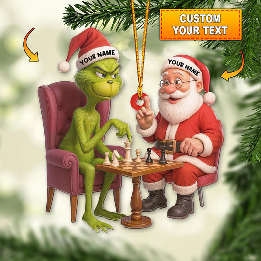 Maxcorners Chess Partner, Home Decor, Christmas Ornament, Personalized Ornament 2D Flat LM2111