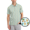 Maxcorners Funny Christmas Golf Shirt, Men's Pattern Golf shirt, Xmas Golf Shirt For Golfer