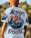 Maxcorners Always Take The Scenic Route Compass All Over Print LM2101