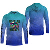 Maxcorners Weekend Hooker Blue Purple Fishing UPF Shirts, Long Sleeve Sun Shirt, Gift For Fisherman