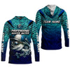 Maxcorners Bass Fishing UPF Shirts, Long Sleeve Sun Shirt, Camo Long Sleeve Shirt, Fishing Shirts For Men