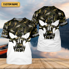 Maxcorners Deep Ocean Fishing SPF Shirt For Men, Camouflage Fishing Shirts, Fishing Gifts For Men, Men's Fishing Shirt