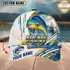 Maxcorners Fishing Offshore Boat Personalized Name 3D Cap