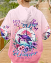 Maxcorners Not All Who Wander Are Lost Compass Turtle All Over Print LM2101