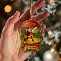 Maxcorners Christmas Cricket Players, Home Decor, Christmas Ornament 2D Flat LM2111