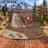 Maxcorners Hiking Mountain Hiker Adventure Personalized Name 3D Cap