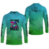 Maxcorners Crappie Mood Green Blue Neon Fishing UPF Shirts, Funny Fishing Shirt, Gift For Fisherman