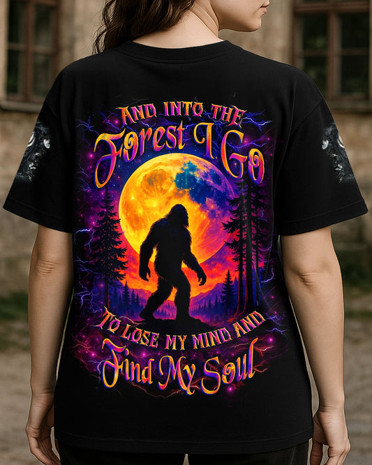 Maxcorners And Into The Forest I Go Bigfoot All Over Print LM1601