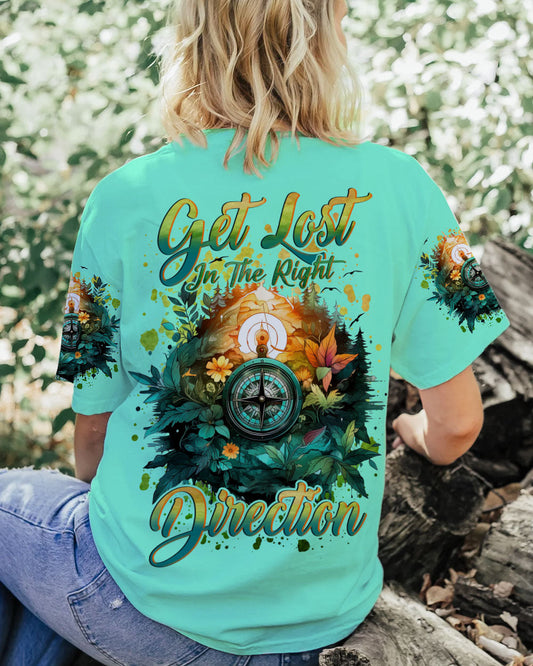 Maxcorners Get Lost In The Right Direction Compass All Over Print LM2101