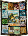 Maxcorners There Aren't Many Things I Love More Than Fishing Custom Name Blanket, Fishing Blanket, Gift For Fishing Lover LM0201