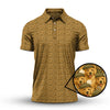Maxcorners Golden Retriever Golf Shirt, Pattern Golf Shirt, Dog Golf Shirt For Golfers
