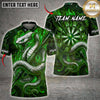 Maxcorners Darts Serpent Dragon Energy Orb Multiple Options Personalized Name, Team Name 3D Shirt