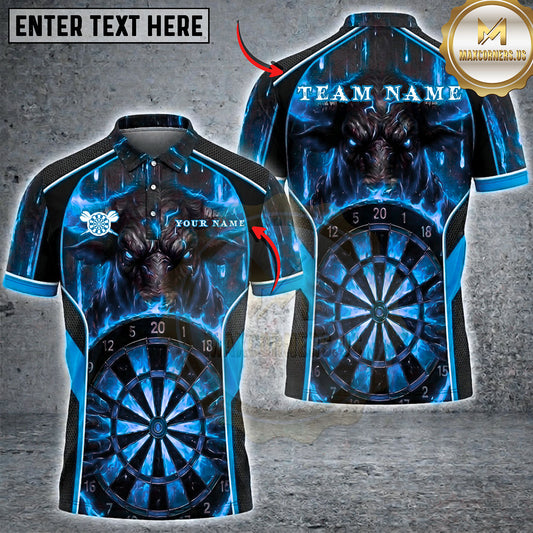 Maxcorners Darts Dark Beast Electric Dartboard Multiple Options Personalized Name, Team Name 3D Shirt